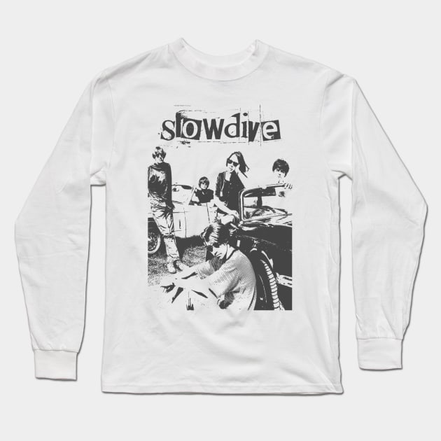 slowdive vintage Long Sleeve T-Shirt by The Wrestling Brethren 